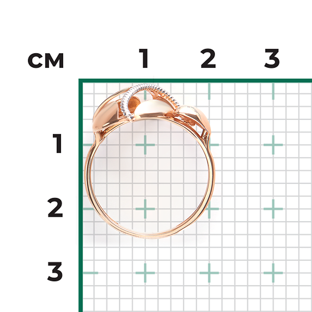 Кольцо из комбинированного золота 01-5225-00-000-1113-65