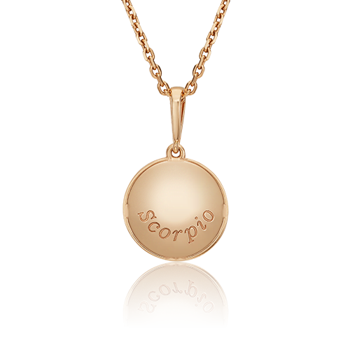 Подвеска «Знак зодиака Скорпион» из красного золота 03-3110-08-000-1110-66