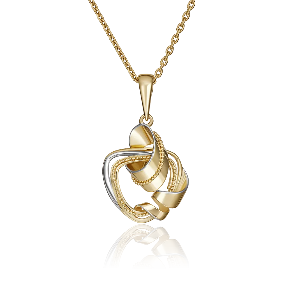 Подвеска из лимонного золота 03-2927-00-000-1130-64