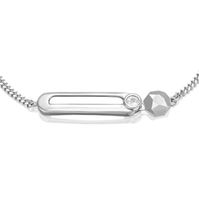 Браслет из белого золота с натуральным топазом white 05-0752-00-201-1120