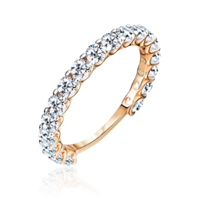 Кольцо из красного золота с фианитами 01-5317-00-401-1110