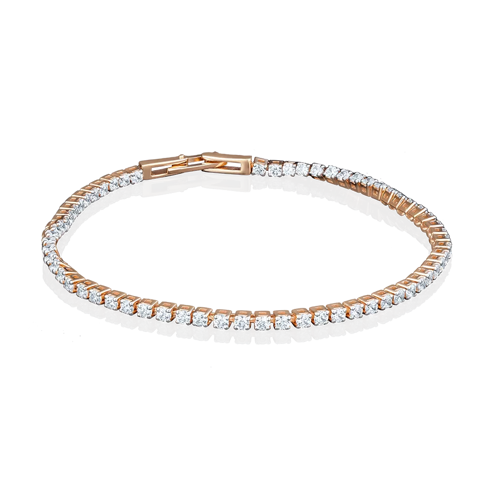 Браслет из красного золота с бриллиантами 05-0572-00-101-1110-30