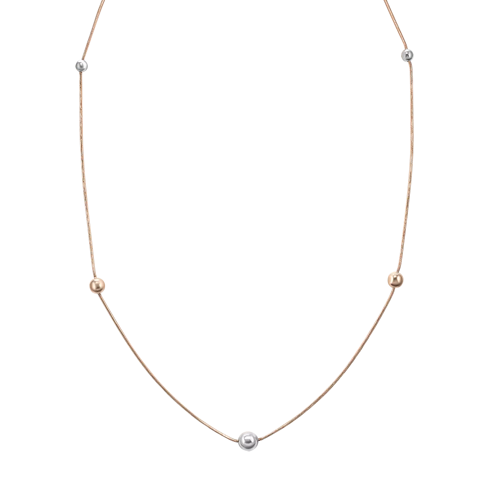 Колье из комбинированного золота 07-0209-00-000-1111-01