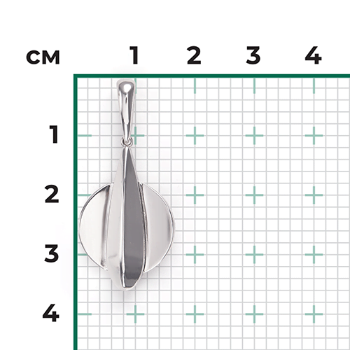 Подвеска «Грация» из серебра 03-3340-00-000-0200