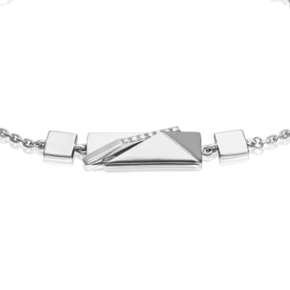 Браслет из белого золота с фианитами 05-0768-00-401-1120