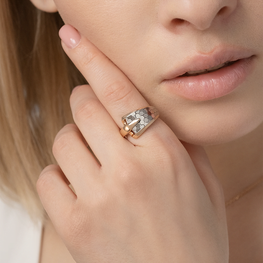 Кольцо из комбинированного золота 01-5763-00-000-1111