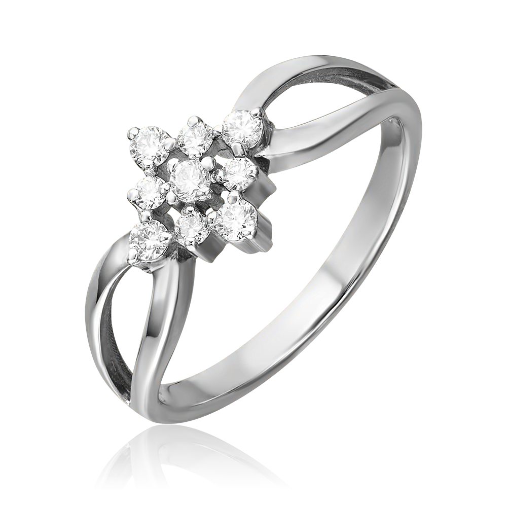 Кольцо из белого золота с бриллиантами 01-1075-00-101-1120-30