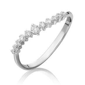 Кольцо из белого золота с бриллиантами 01-1081-00-101-1120-30