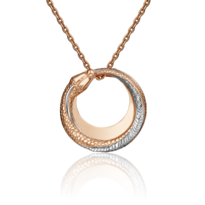 Подвеска «Уроборос» из красного золота 03-2984-00-000-1110-48