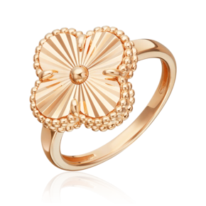 Кольцо «Клевер» из красного золота 01-5950-00-000-1110