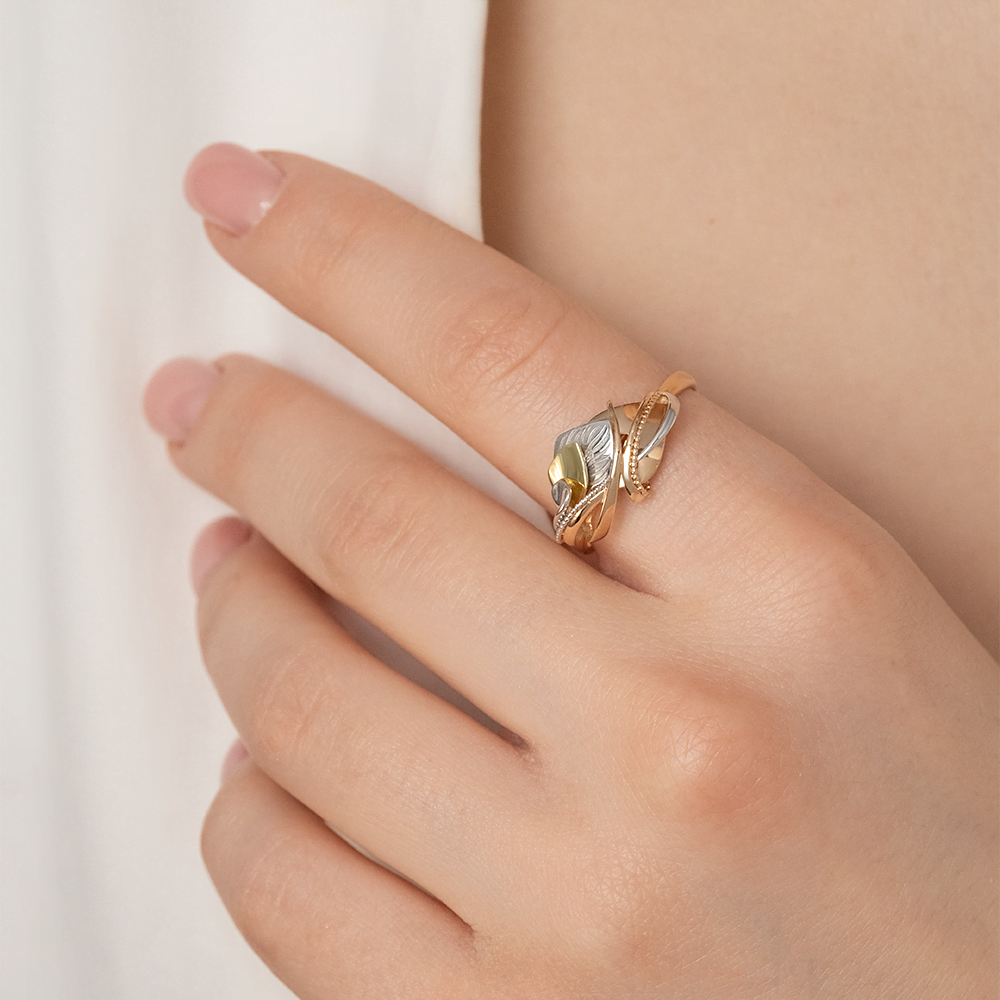 Кольцо из комбинированного золота 01-5107-00-000-1140-48