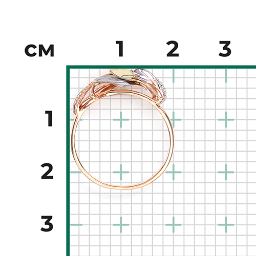 Кольцо из комбинированного золота 01-5107-00-000-1140-48