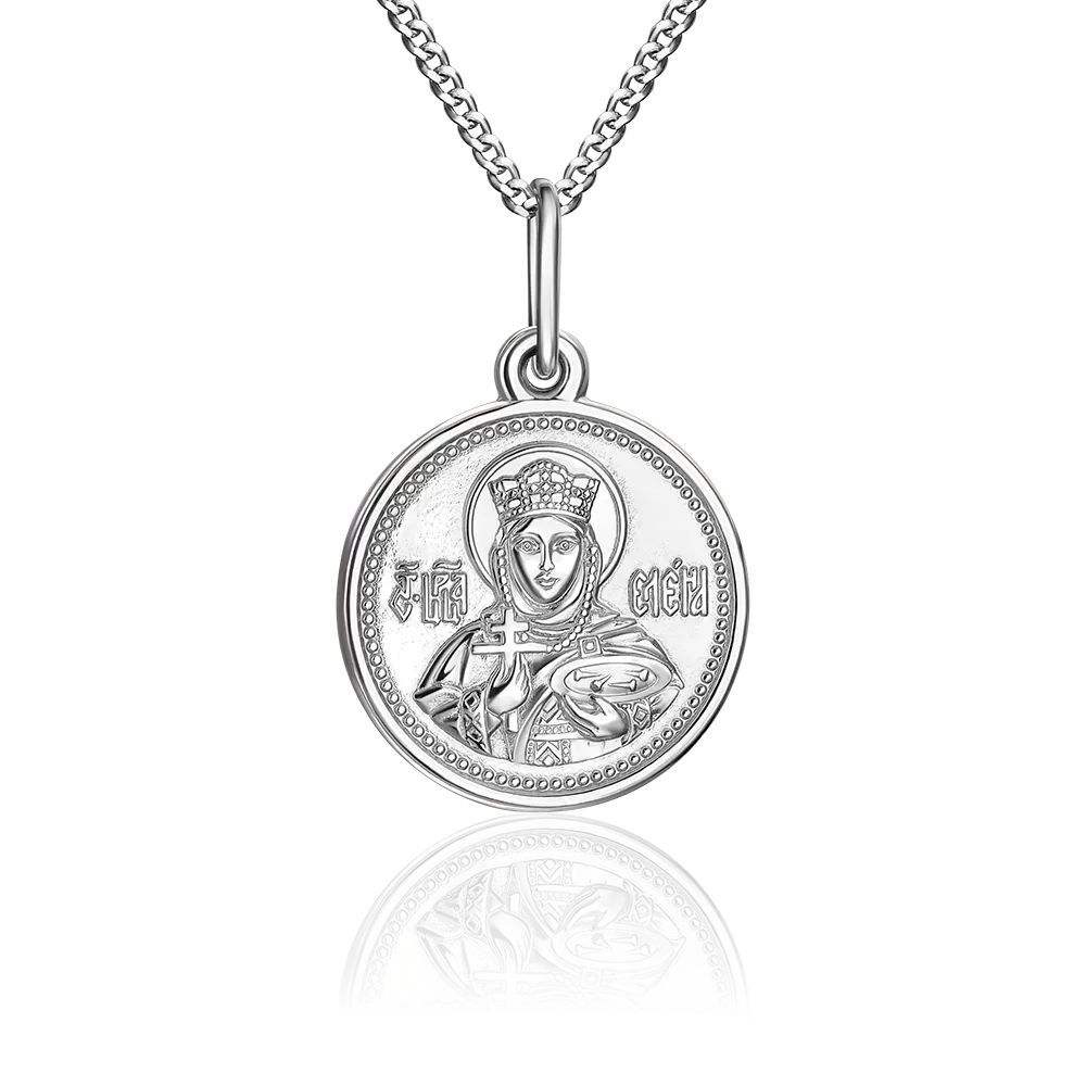 Иконка «Святая царица Елена» из серебра 03-3725-00-000-0200