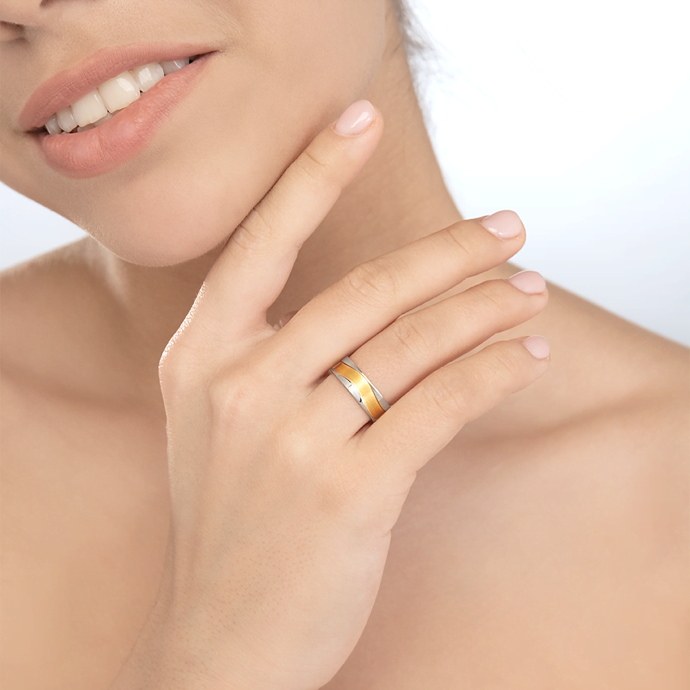 Обручальное кольцо из комбинированного золота 01-4792-00-000-1121-54