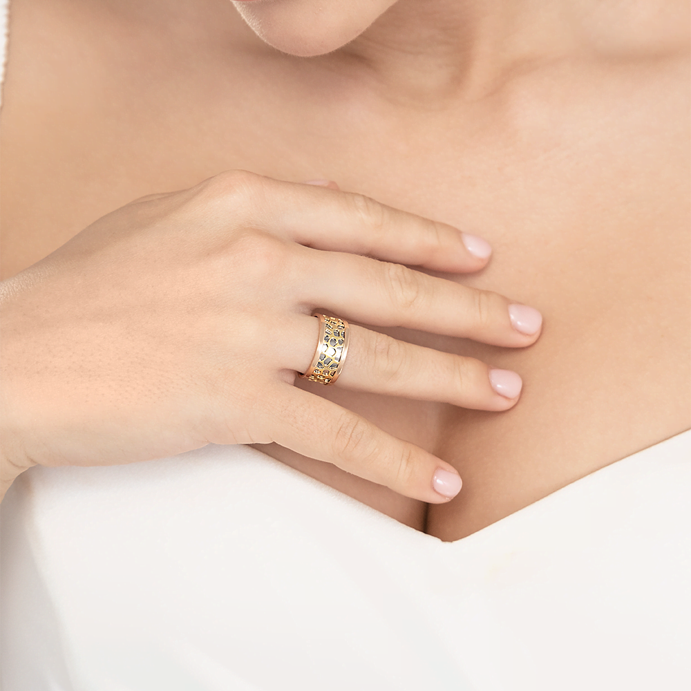 Обручальное кольцо из комбинированного золота 01-4793-00-000-1113-54