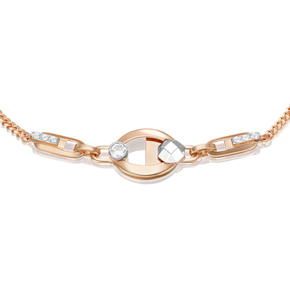 Браслет из комбинированного золота с натуральными топазами white 05-0751-00-201-1111