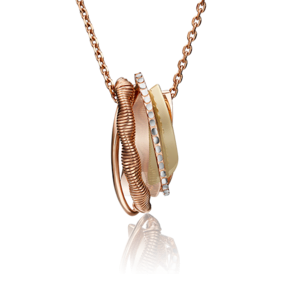 Подвеска из комбинированного золота 03-2909-00-000-1113-66