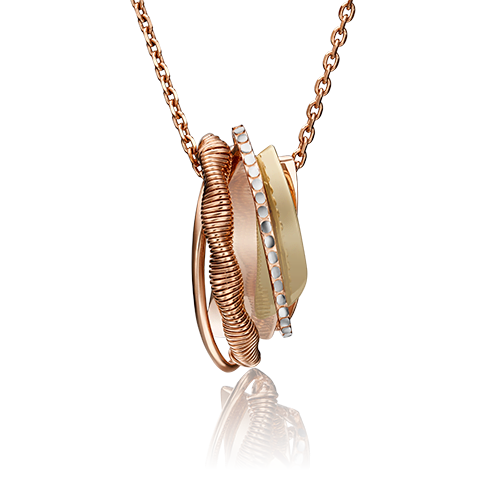 Подвеска из комбинированного золота 03-2909-00-000-1113-66