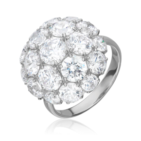 Кольцо из серебра с фианитами 01-4377-00-401-0200