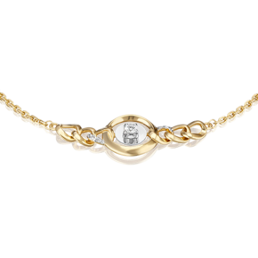 Браслет «Энергия» из комбинированного золота с натуральными топазами white 05-0701-00-201-1121