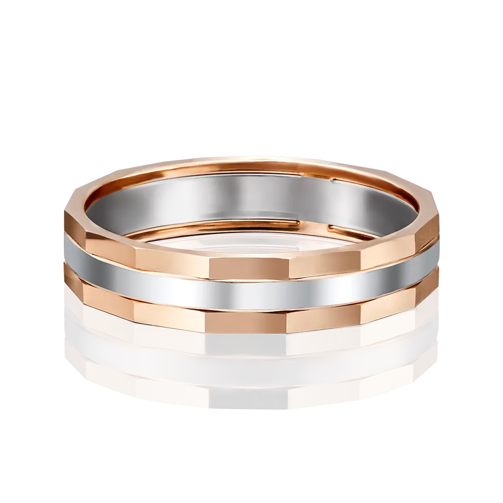 Обручальное кольцо из комбинированного золота 01-5187-00-000-1111
