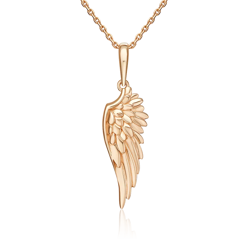 Подвеска «Крыло Ники» из красного золота 03-3592-00-000-1110