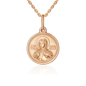 Иконка «Святая Марина» из красного золота 03-1799-01-000-1110