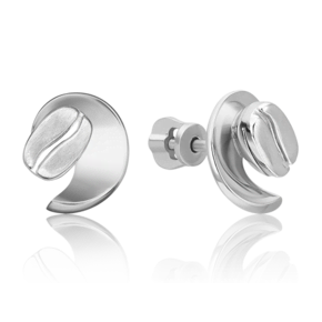 Серьги-пусеты из белого золота 02-4917-00-000-1120