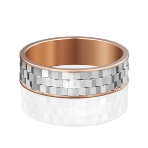 Обручальное кольцо из комбинированного золота 01-5038-00-000-1111