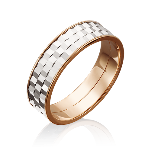 Обручальное кольцо из комбинированного золота 01-5038-00-000-1111