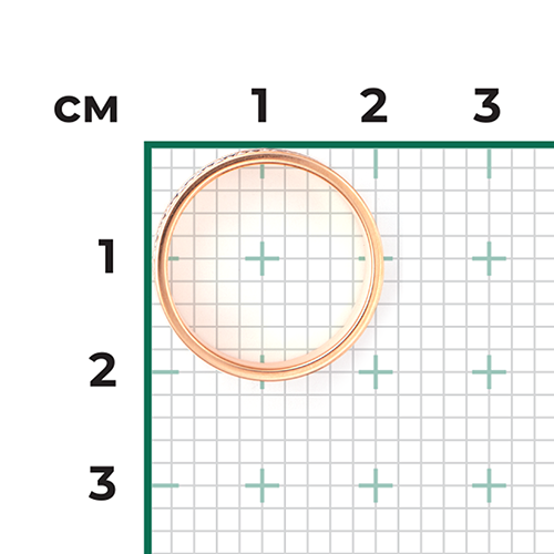 Обручальное кольцо из комбинированного золота 01-5038-00-000-1111