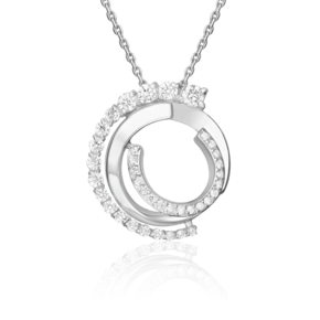 Подвеска из серебра с фианитами 03-3430-00-401-0200