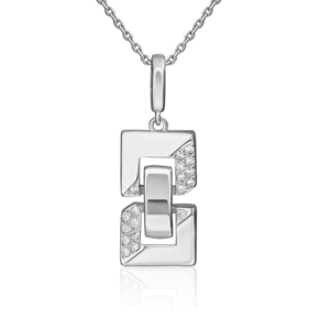 Подвеска из серебра с фианитами 03-3391-00-401-0200