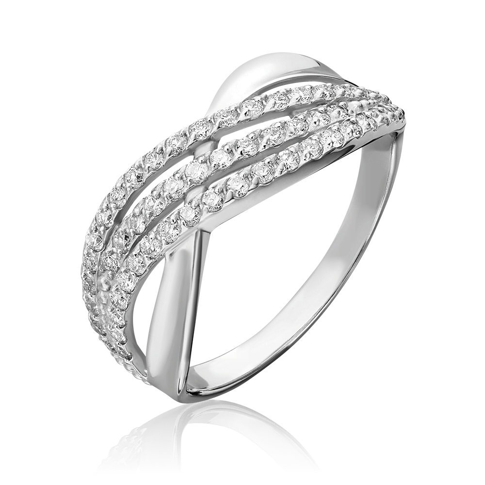 Кольцо из белого золота с бриллиантами 01-4012-00-101-1120-30