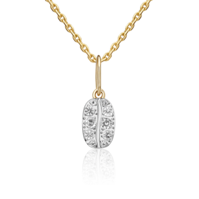 Подвеска из комбинированного золота с натуральными топазами white 03-3322-00-201-1121