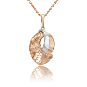 Подвеска из комбинированного золота 03-3481-00-000-1111