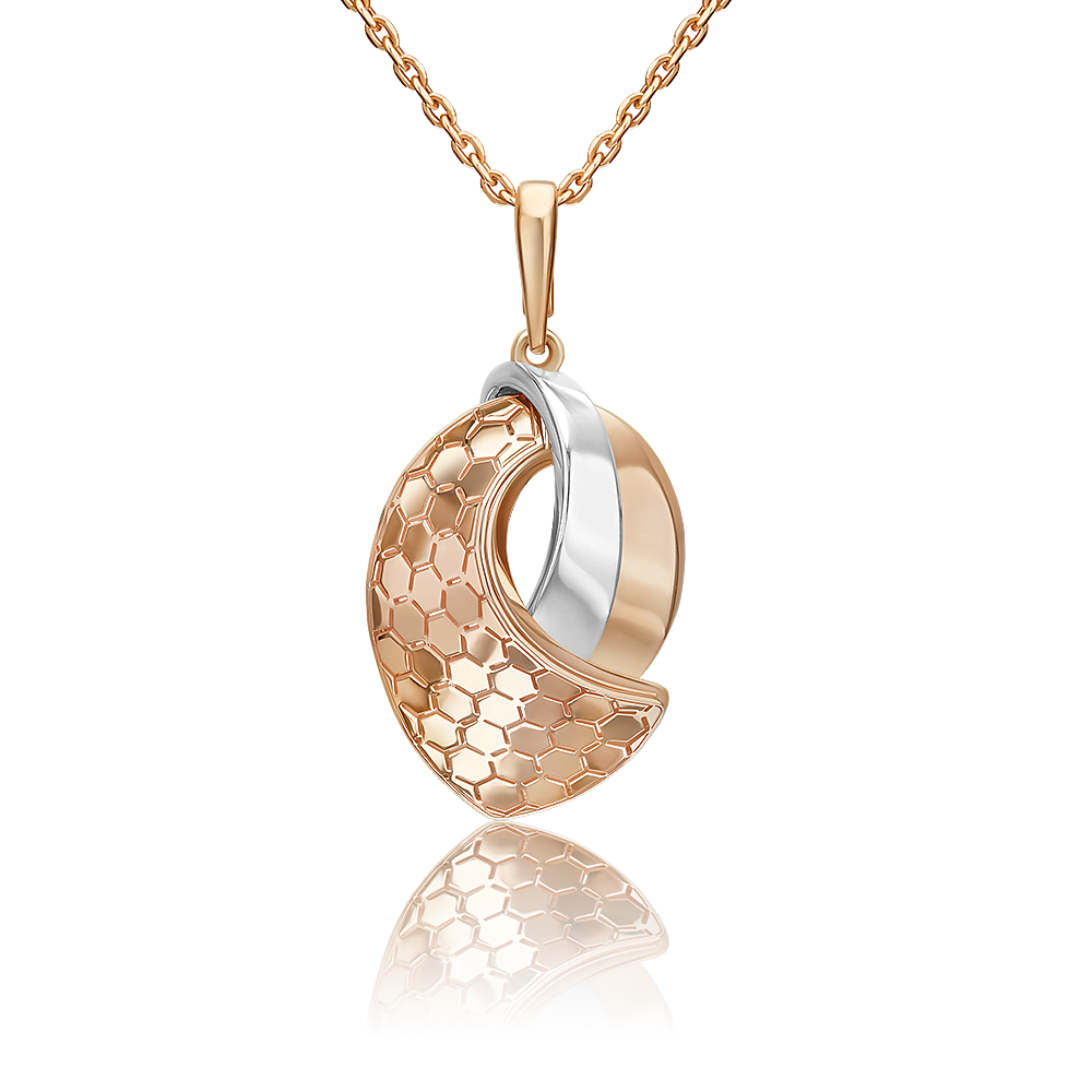 Подвеска из комбинированного золота 03-3481-00-000-1111