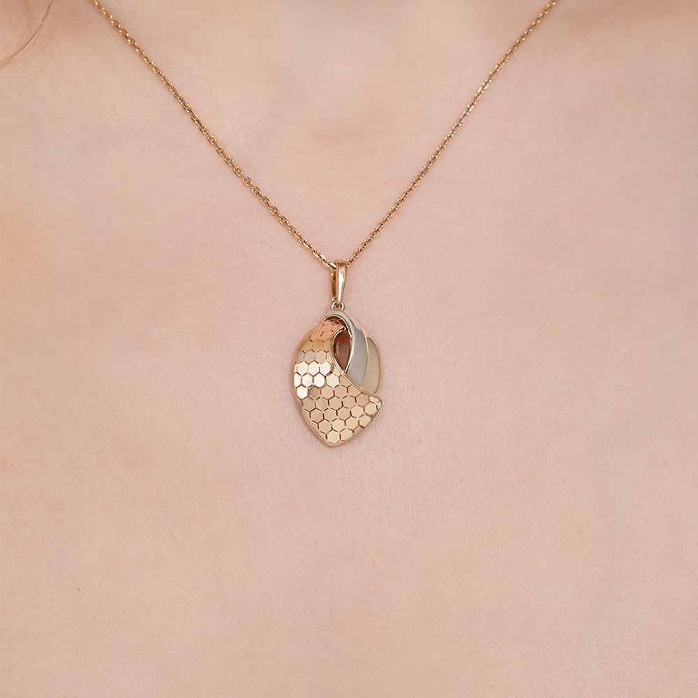 Подвеска из комбинированного золота 03-3481-00-000-1111