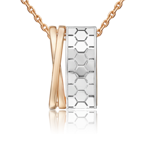 Подвеска из комбинированного золота 03-3477-01-000-1111