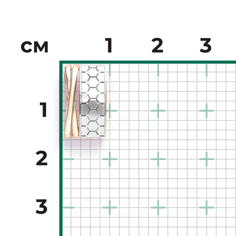 Подвеска из комбинированного золота 03-3477-01-000-1111