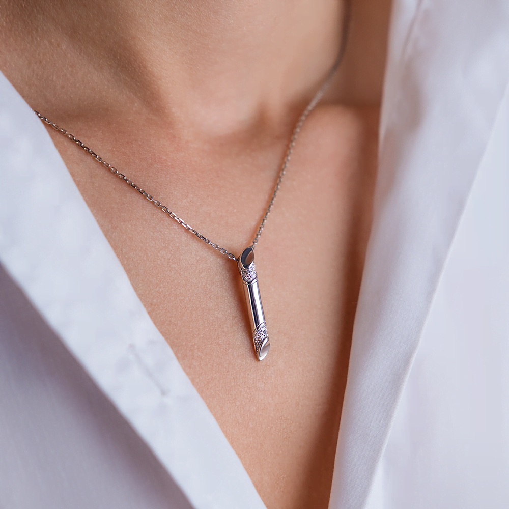 Подвеска из серебра с фианитами 03-1343-00-401-0200