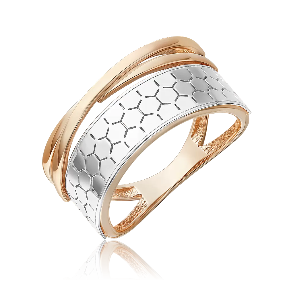 Кольцо из комбинированного золота 01-5765-01-000-1111