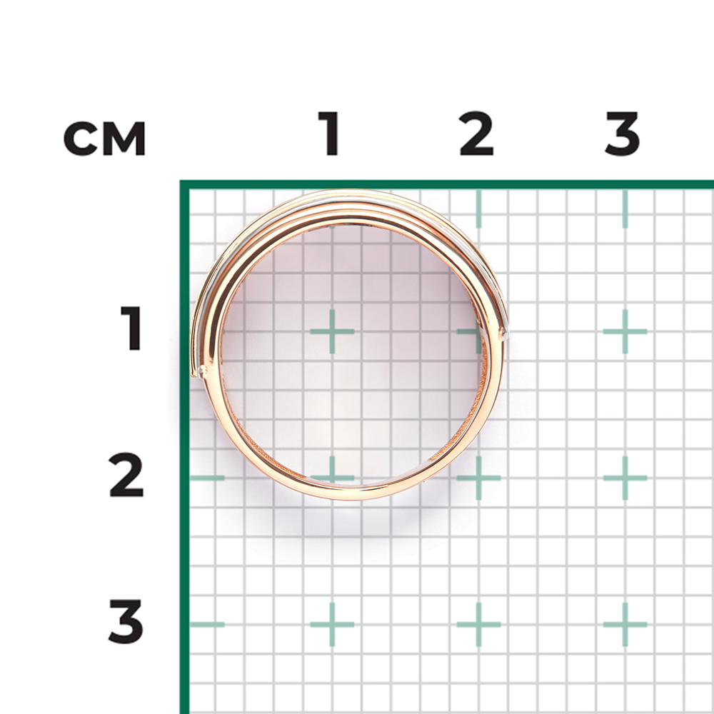 Кольцо из комбинированного золота 01-5765-01-000-1111