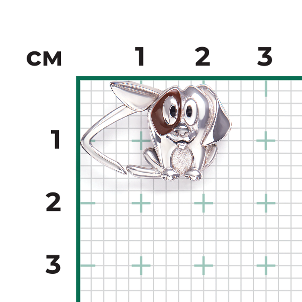 Соул «Собака» из серебра с эмалью 14-0017-00-000-0200
