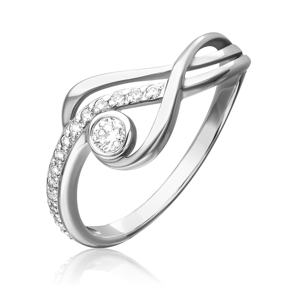 Кольцо из белого золота с бриллиантами 01-0750-00-101-1120-30