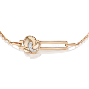 Браслет из комбинированного золота с бриллиантами 05-0740-00-101-1111