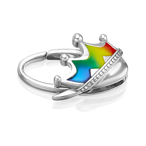 Соул «Корона» из серебра с эмалью 14-0007-00-000-0200