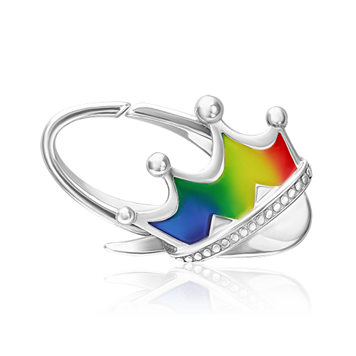 Соул «Корона» из серебра с эмалью 14-0007-00-000-0200