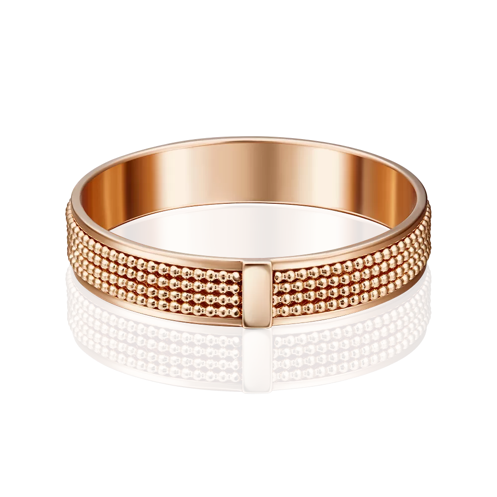 Обручальное кольцо из красного золота 01-4990-00-000-1110