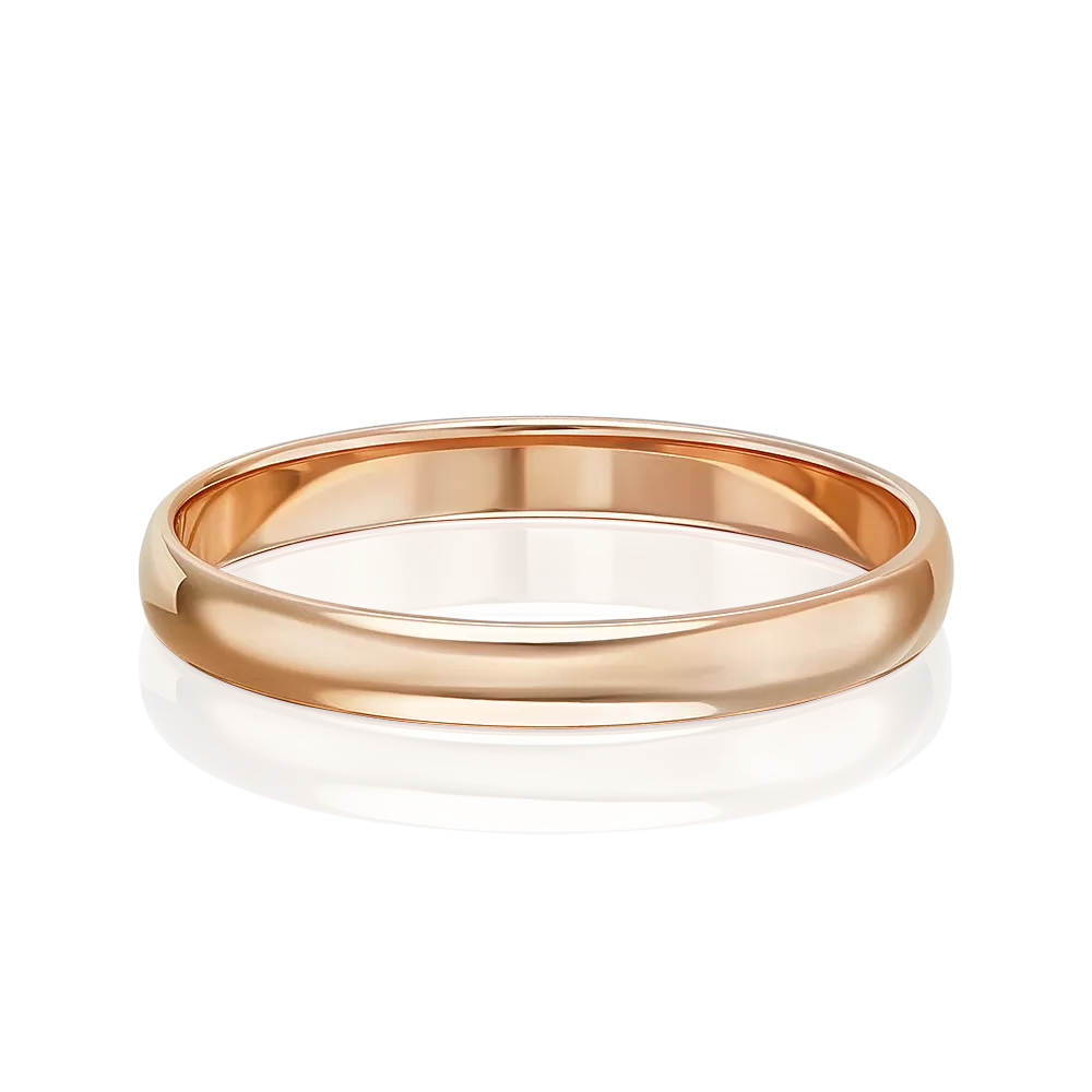 Обручальное кольцо из красного золота 01-2424-00-000-1110-11